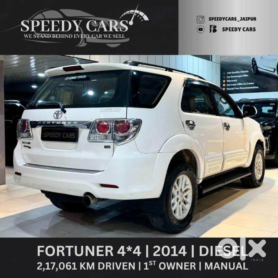 Toyota Fortuner 2.8 4wd Mt, 2014, Diesel