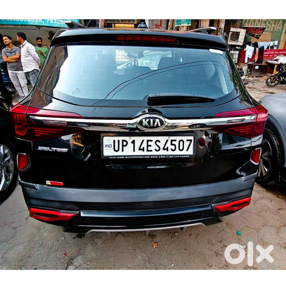 Kia Seltos 2021 Model / 1.5 Htx Ivt Petrol Anniversary Edition / Black