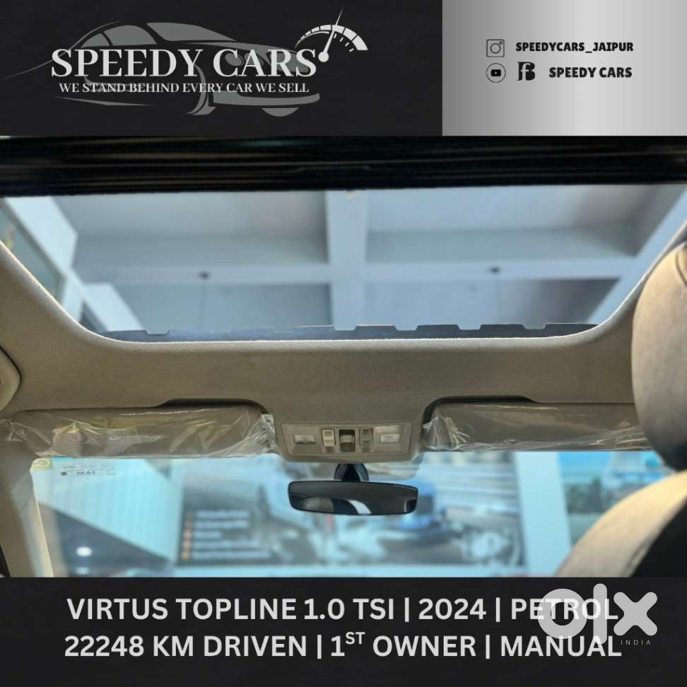 Volkswagen Virtus Topline 1.0 Tsi Mt (electric Seats), 2024, Petrol