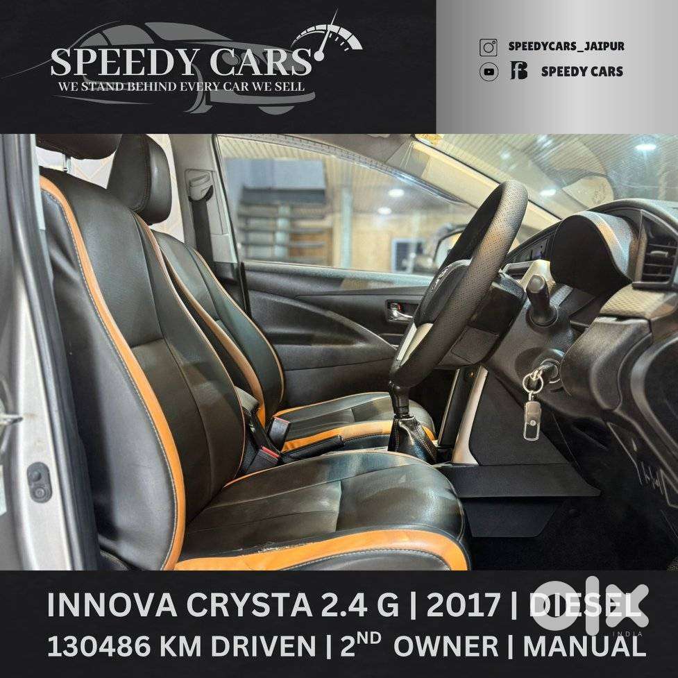 Toyota Innova Crysta 2.4 G Mt, 2017, Diesel