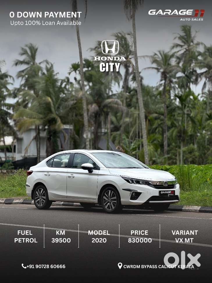 Honda City Vx Petrol Mt, 2020, Petrol