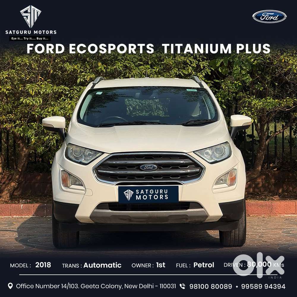 Ford Ecosport [2017-2021] 1.5 Titanium Ti Vct At, 2018, Petrol