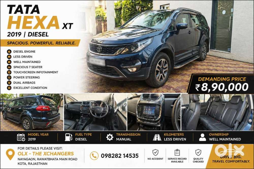 Tata Hexa Xt, 2018, Diesel