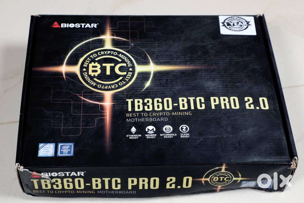 New Biostar TB360-BTC PRO 2.0 Core i7/i5/i3 (Intel 8th and 9th Gen 