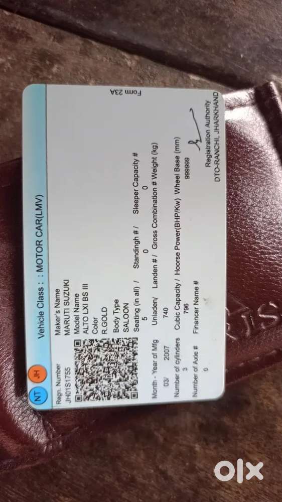 Maruti Suzuki Alto Lxi 2007 Petrol Manual