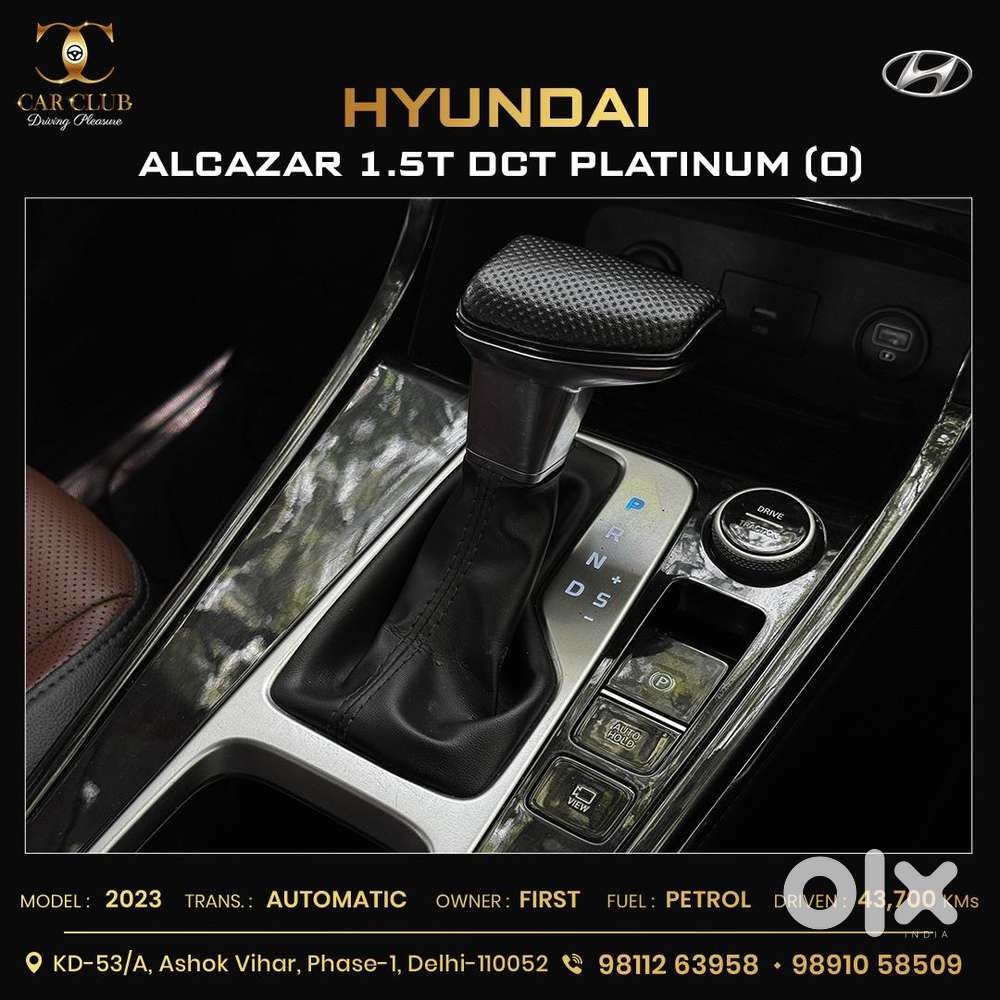 Hyundai Alcazar Platinum (o) 7 Str 1.5 Petrol Dct, 2023, Petrol