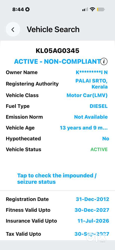 Ford Fiesta 1.4 Exi, 2012, Diesel