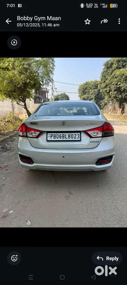 Maruti Suzuki Ciaz 2016 Diesel 990000 Km Driven
