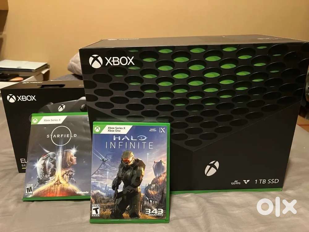 Microsoft Xbox Series X 1TB Console Bundle - Elite controller, Games -