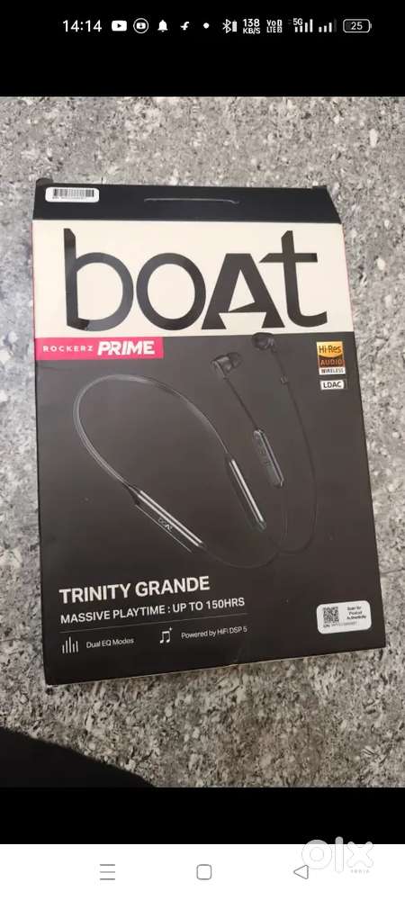Rockerz Trinity Gen2, 150H Battery, Only 1 day old