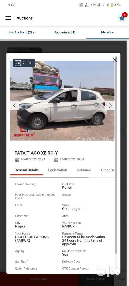 Tata Tiago 2020 Petrol 3600 Km Driven