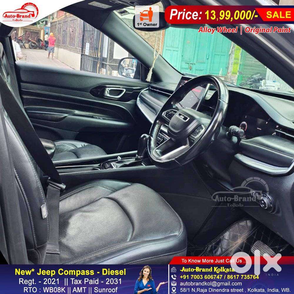 Jeep Compass 2.0 Limited Plus 4x4 Diesel At, 2021, Diesel