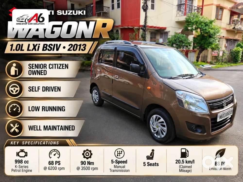 Maruti Suzuki Wagon R 1.0 Lxi, 2013, Petrol