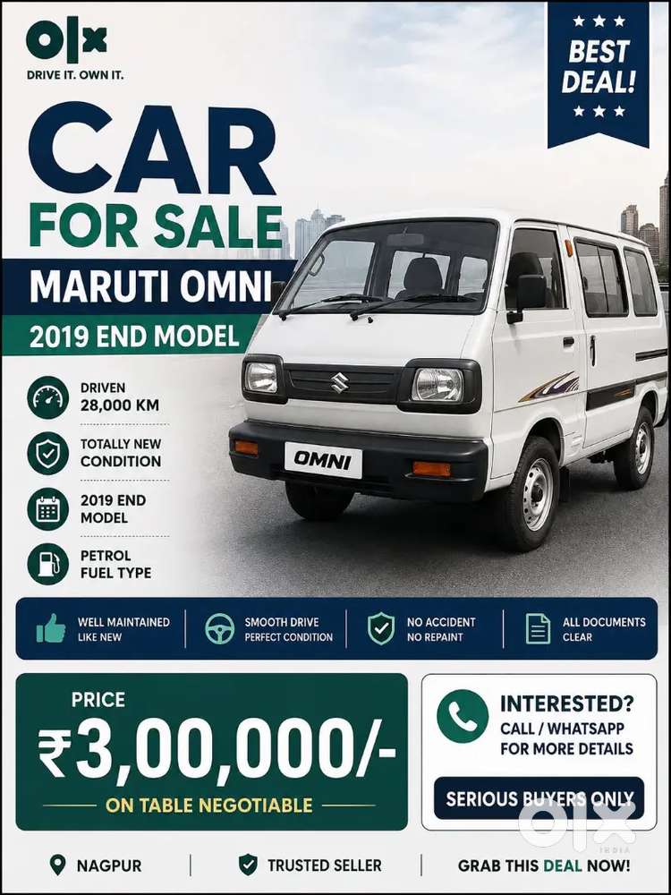 Maruti Suzuki Omni 2019 Petrol 28000 Km Driven