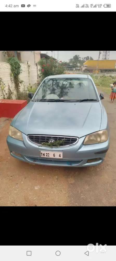 Hyundai Accent Hatchback 2002 Lpg 50000 Km Driven