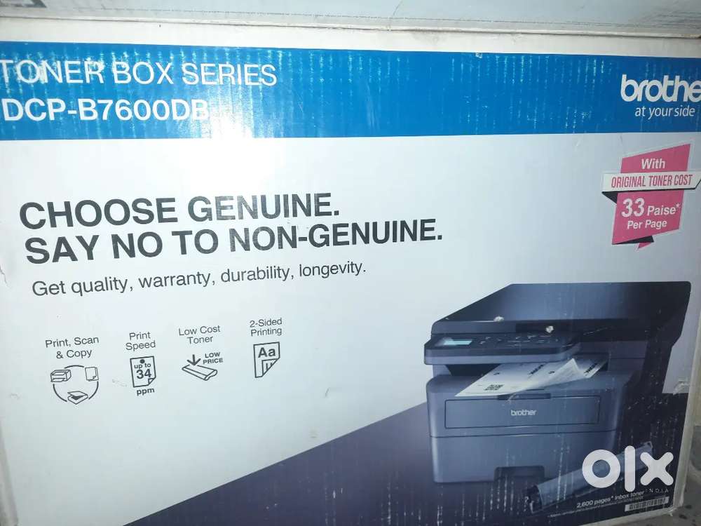 Brother Laserjet printer 7600db new  condition