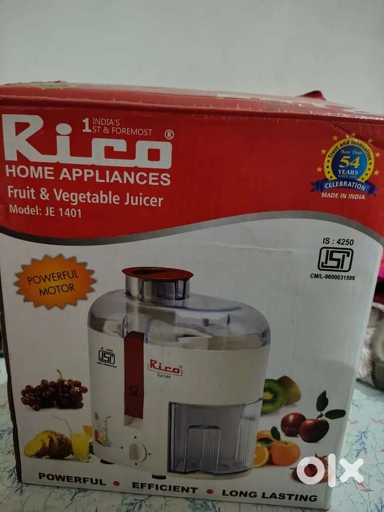 Rico fruit and vegetables juicer