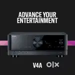 LESS USED YAMAHA RXV-4A DOLBY ATMOS 5.2 AMPLIFIER ONKYO BOSE SPEAKER
