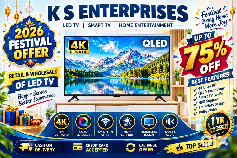 55 INCH SMART LED TV@ 27999/-only with Bluetooth,Inbuilt voice command