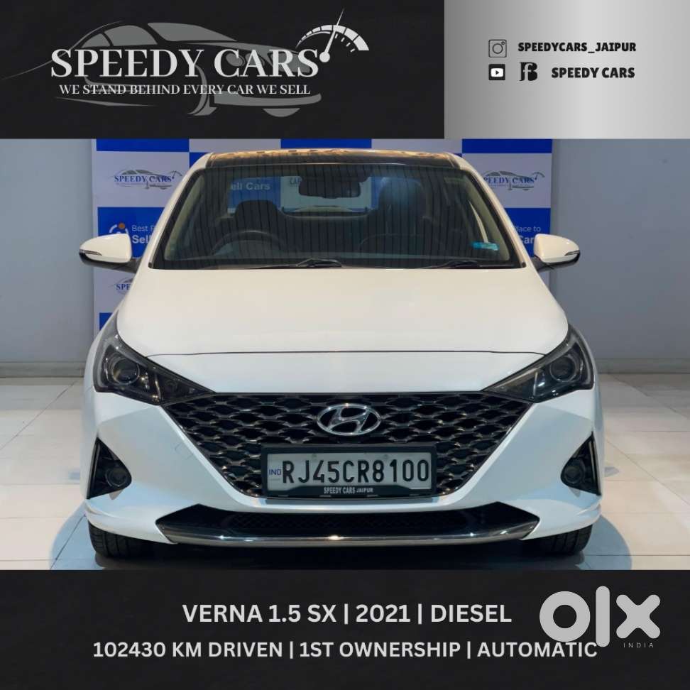 Hyundai Verna 1.5 Sx Diesel At, 2021, Diesel
