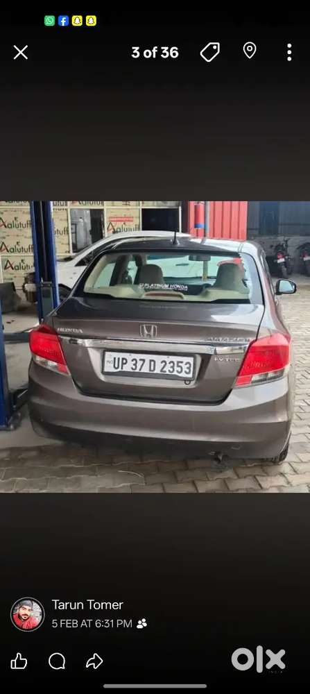 Honda Amaze Vx 2015