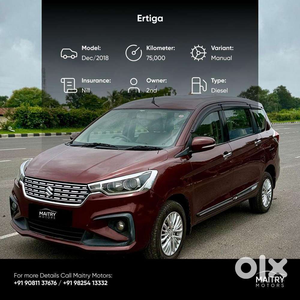 Maruti Suzuki Ertiga Shvs Zdi Plus, 2018, Diesel