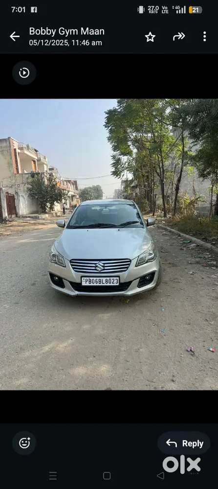 Maruti Suzuki Ciaz 2016 Diesel 990000 Km Driven