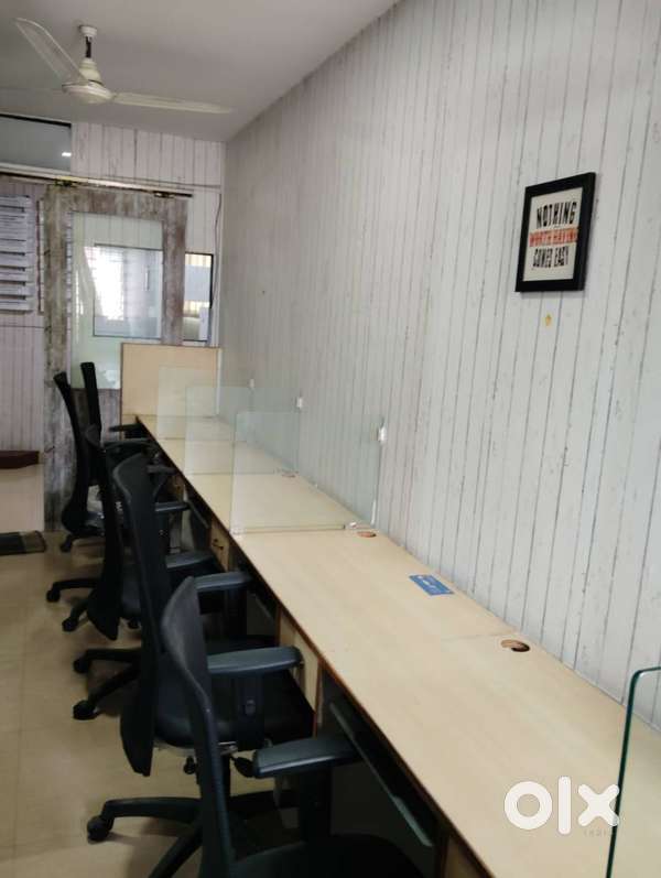 1MANAGER CABIN + 6 SEATER OFFICE SPACE