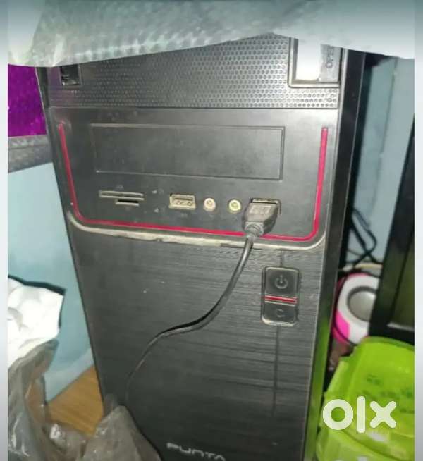 Parts of computer mouse, keyboard, cpu