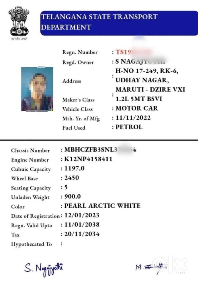 Maruti Suzuki Dzire 1.2 Vxi, 2022, Petrol