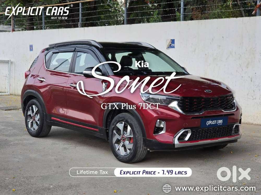 Kia Sonet Gtx Plus Dct, 2020, Petrol