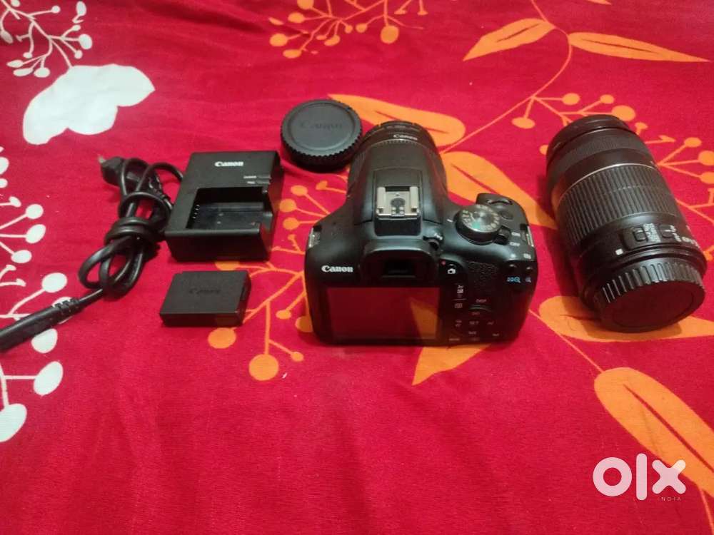 Canon 1500d with 250mm and 55mm lens and accessories (fixed price