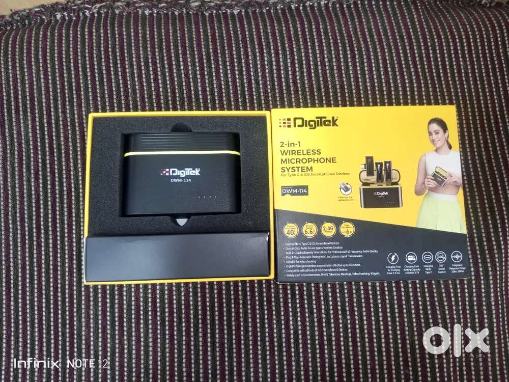 DIGITEK- 2-in-1 WIRELESS MICROPHONE SYSTEM