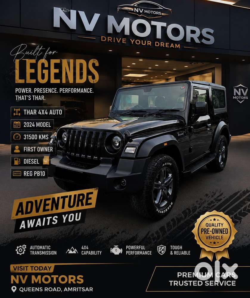 Mahindra Thar Lx 4x4 Hardtop, 2024, Diesel