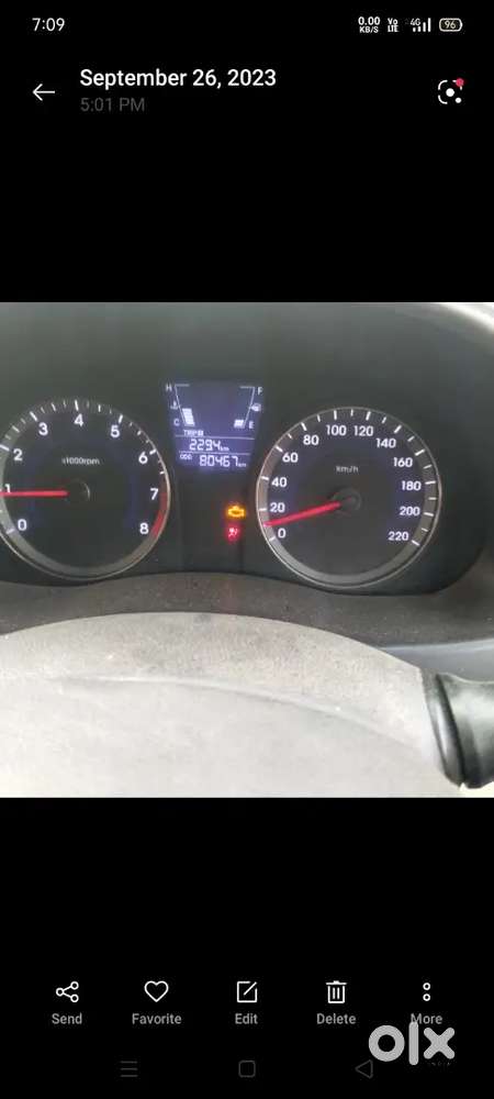 Hyundai Verna 2014 Cng & Hybrids 85000 Km Driven