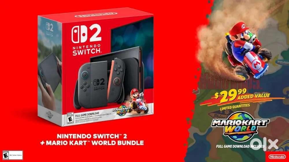 Nintendo Switch 2 + Mario Kart World Bundle - Games