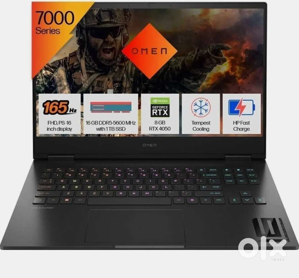 HP OMEN 16 Gaming Laptop &ndash; Ryzen 7 + RTX 4050, 16GB ram ,1TB SSD