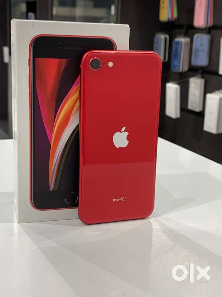 Iphone Se2 64gb Red 100% battery with bill warranty - Mobile