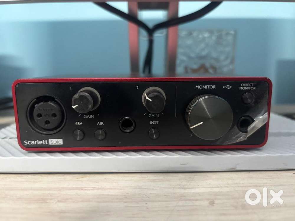 【中古】Scarlett solo 3rd Gen Focusrite scarlett solo 3rd gen audio interface - TVs, Video