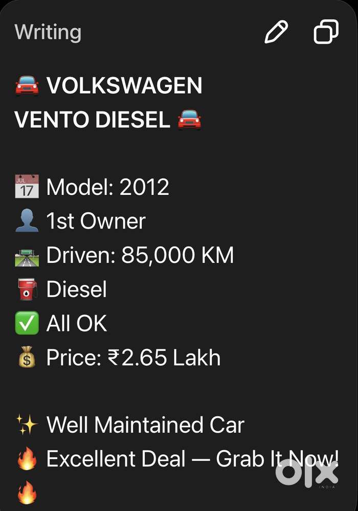Volkswagen Vento 1.5 Tdi Highline At, 2012, Diesel