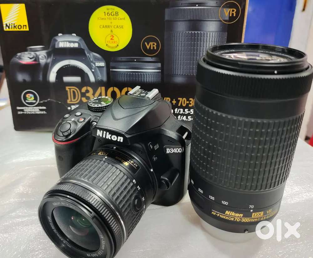 Nikon D3400 with 18-55 and 70-300 Cameras Lenses 1816782415