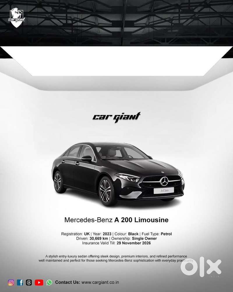 Mercedes-benz A-class Limousine 200, 2023, Petrol