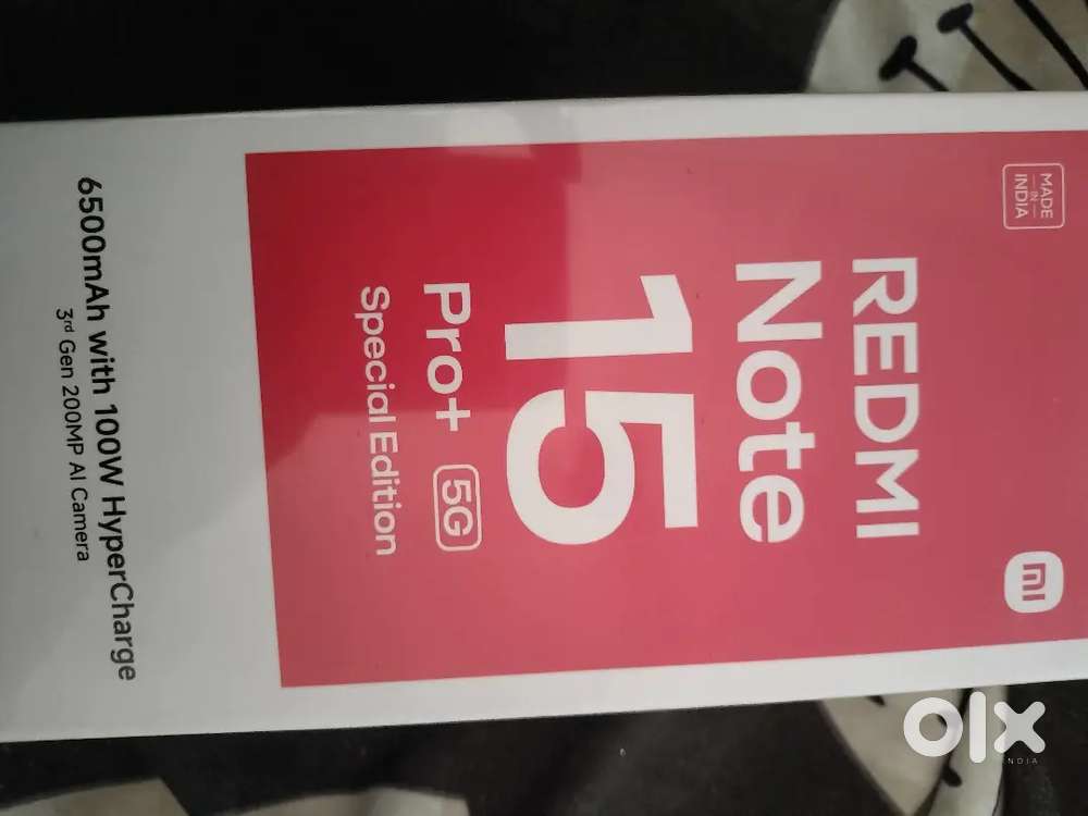 Brand new seal pack 16/512 gb redmi note 15 pro+ special odition