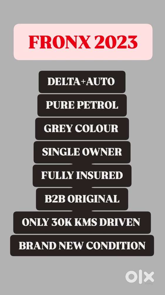 Maruti Suzuki Fronx Delta Plus 1.2 Ags, 2023, Petrol