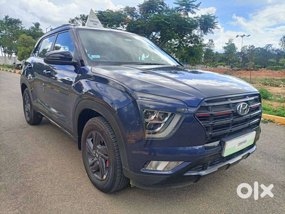 Hyundai Creta 1.5 S Plus Knight Petrol Dual Tone, 2022, Petrol