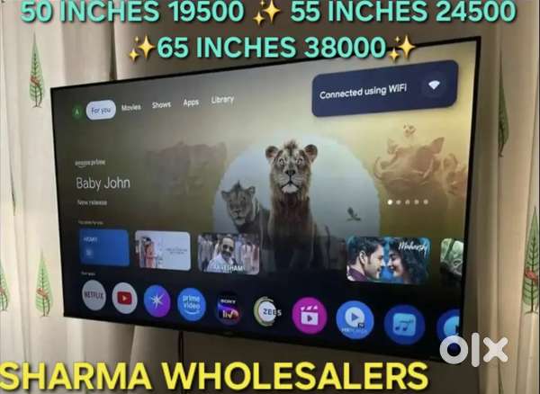 Lowest Prices and Best Quality Guarantee SMART
TVs leds QLed available