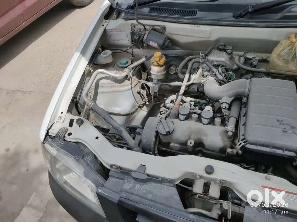 Ok Condition Car White Colour