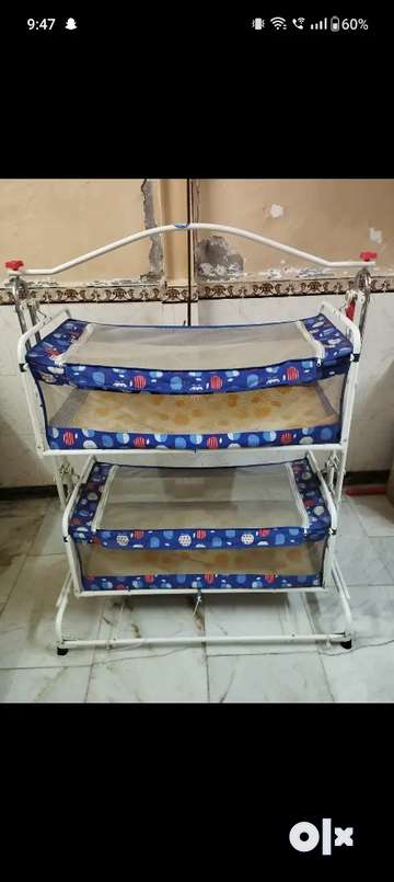 Cradle jhula for twins Kids Furniture 1760578396