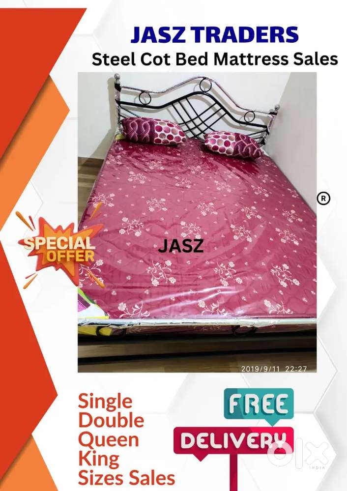 Olx Cot Makers Steel Fancy Cot Iron Hostel Cot Bed Mattress