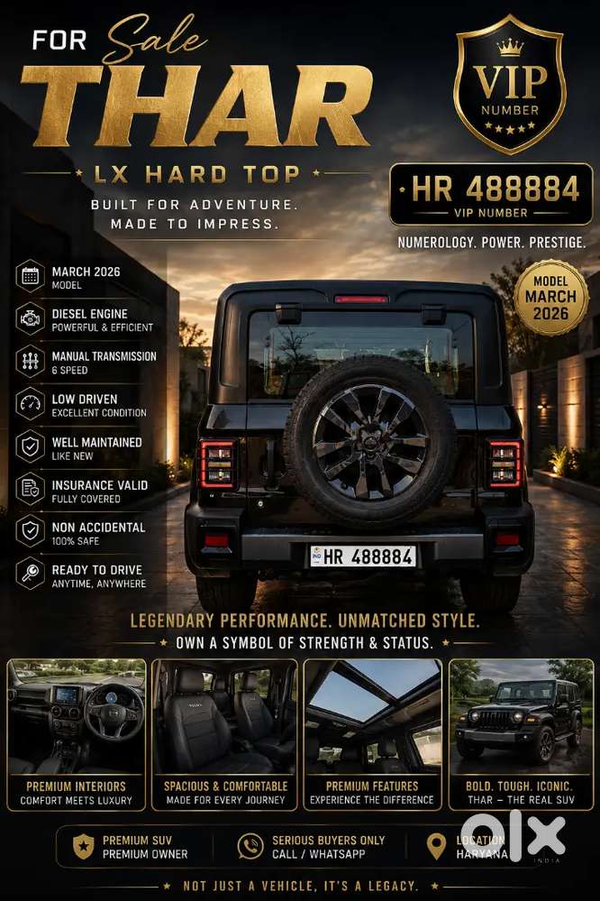 Mahindra Thar Roxx Star Edition Diesel Manual 2026